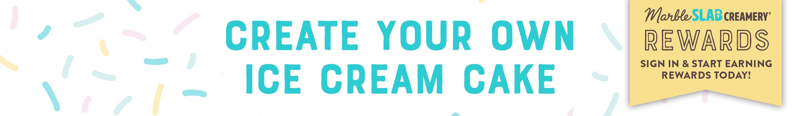 Create Your Own Ice Cream Cake