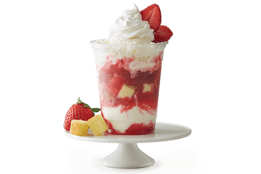 STRAWBERRY SHORT CAKE SUNDAE